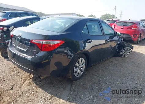 2015 Toyota Corolla Le из США, поврежденный, VIN 2T1BURHE8FC385601